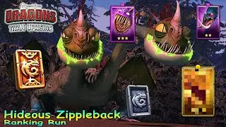 Dragons: Titan Uprising / Hideous Zippleback Ranking Run / Full Battle / BP 8600+ / (HTTYD)