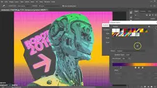 Retrowave photoshop action by RedVokinputs (Tutorial Video)