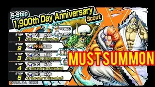 1900 th day Anniversary Bannery summon | One piece Bounty rush
