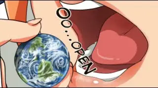 [Fan edit] Giantess Rika EATS the WORLD (with added sfx)