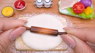 🥖🍳 How To Make Miniature French Baguettes for Breakfast 🥪 Mini Yummy Make Easy Baguette Recipe
