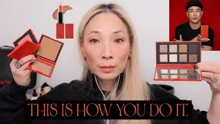 Trying HUNG VANNGO Beauty! Blush, Bronzer, Eyeshadows and Lips!