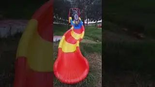 woaahhhwwwww#sliding jolly jelly #baby #funny