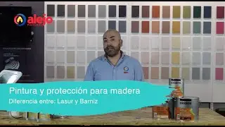 Pintura para madera: Diferencia entre barniz y lasur.