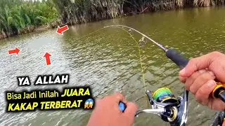 Panik & Jantung Berdebar Melihat IKAN SEBESAR INI 😨🎣 Mancing Casting & Trolling di Muara Sungai
