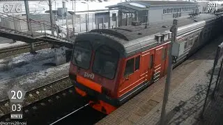 200321/Электропоезд ЭД4М-0271•Платф. Лось•8817