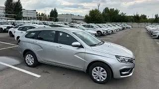 Серебристая Lada Vesta Enjoy на механике