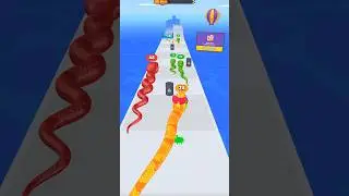 A cobra laranja comeu as cobras vermelhas #shorts #short #shortvideo #gaming #gameplay #games