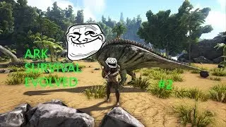 ARK SURVIVAL EVOLVED #2 - DOMAMOS UM PARASSAURO