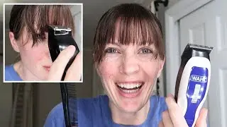 Cutting Bangs with Clippers!? 😱 Micro Bangs Tutorial