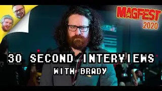 30 Second Interviews with Brady | MAGFEST 2020 | BlockHead Gaming
