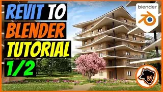 REVIT LT 2023: create a RESIDENTIAL BUILDING | Revit to Blender 1/2