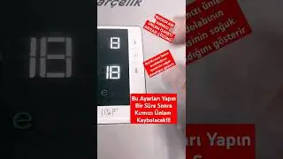 Buzdolabı Kırmızı Ünlem İşareti Söndürme Arıza Giderme Kısa Yolu