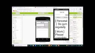 Task List using MIT App Inventor 2 - Android App