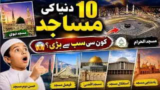 Top 10 Largest Mosques in the World | Biggest Mosques Ranked (By Area & Capacity) 🕌