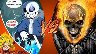 Sans VS Ghost Rider _ STRIFE!! REACTION!!!