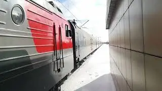 ЭП1М-620 с почтово-багажным поездом