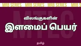 விலங்குகளின் இளமைப் பெயர்கள்|MTLC|MRB