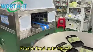 Frozen food beaf end line package for distribution and shelf ready