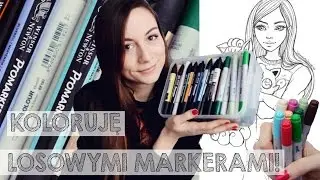 WYZWANIE! - KOLOROWANIE PRZYPADKOWYMI MARKERAMI #2