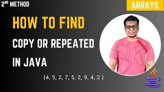 Arrays Find Copy or Repeated Elements | 2nd Method