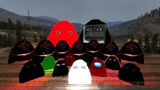 GIANT RED AND TV ANGRY MUNCI is After Me in GMod - Can I Escape the Madness?