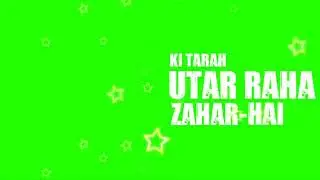 bekhayali mein whatsapp status green screen video
