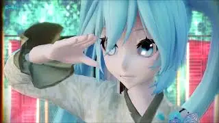 【MMD】フカヨミ Fukayomi Dance - Vocaloid【Hit Girls Miku】【TDA】