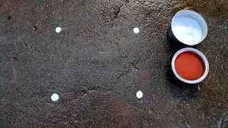 Thai madham special flowers kolam|Thai poosam rangoli|padi kolam|super rangoli|traditional rangoli