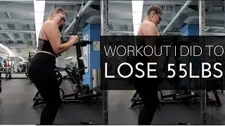SECRET Full Body Workout I Did To Lose 55lbs // Teenage Weight Loss Journey