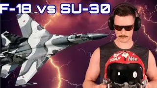 Real Fighter Pilot Slays Russian Flankers in F-18 Hornet