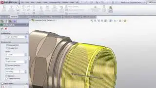 Modeling threads in SolidWorks