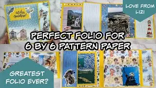 The greatest folio ever? A 6by6 pattern paper folio you can make in under an hour