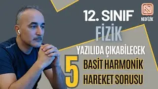 12. Sınıf Fizik | Basit Harmonik Hareket Yazılı Soruları | 5 Soru ile Konu Tekrarı