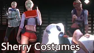 Resident Evil 6 Minhas combinaçoes de mods Sherry