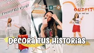 10 IDEAS CREATIVAS PARA EDITAR TUS HISTORIAS DE INSTAGRAM |  Sin usar apps | Decora tus historias