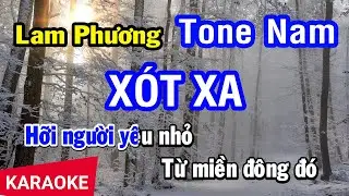 Karaoke Xót Xa (Lam Phương) - Tone Nam