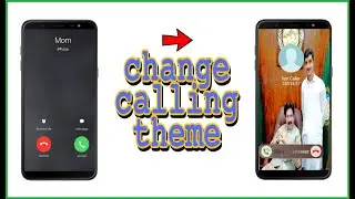 Change Calling Screen Of Infinix Hot 8 | How To Change Your Calling Screen On Android Phone