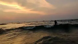 Goa Baga Beach Day/Night view