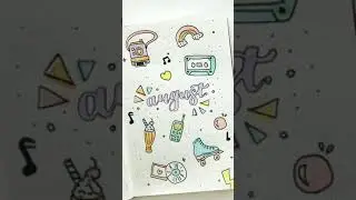 🎀•Ideas para marcar tus cuadernos•🍵 #shorts