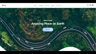 How To Make a Professional Blog Website | HTML and CSS 