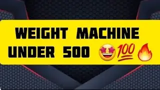Healthgenie weight machine under 500 💯 worth buying 👍