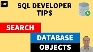 Search database objects in SQL Developer | Find db objects in SQL Developer