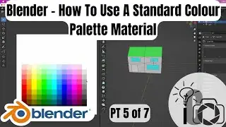 Blender - How To Use A Standard Colour Palette Texture