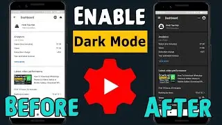 How To Enable Dark Mode On YouTube YT Studio