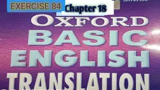 OXFORD basic English translation chapter 18 EXERCISE 84