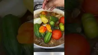 Sauce akpi au gombo et aubergine