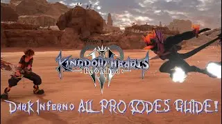 Kingdom Hearts 3-Dark Inferno ALL  PRO CODES GUIDE!