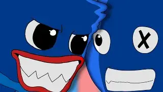 FNF BLUE vs HUGGY WUGGY | Friends to Your end | FNF ANIMATION
