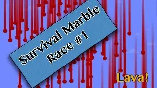 Survival Marble Race # 1 | Jumping Lava | Algodoo